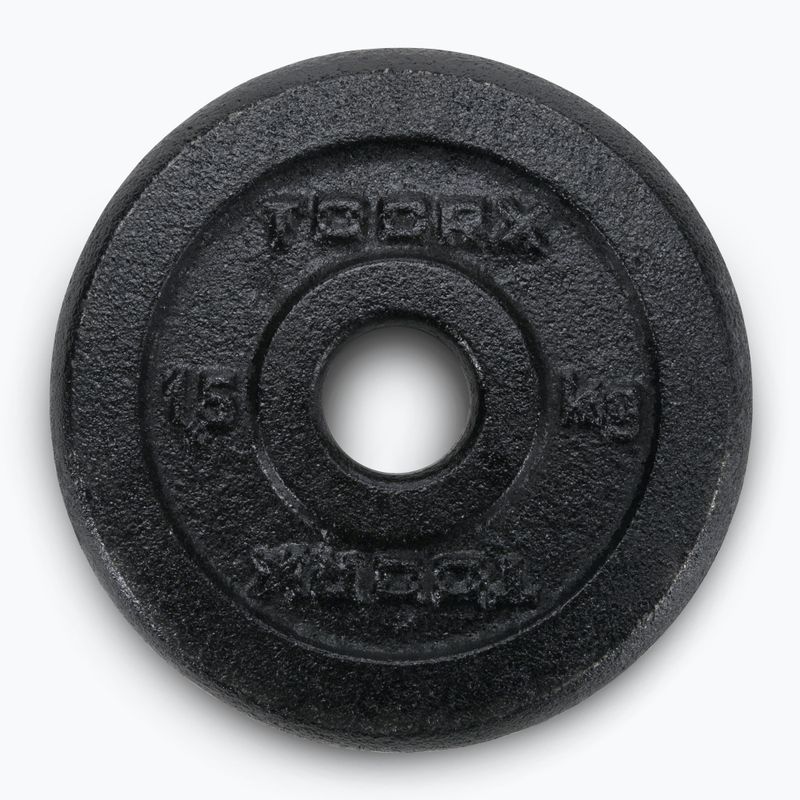 TOORX 10kg cast iron dumbbell in case 4638 5