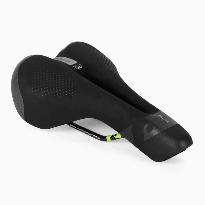 Men's bicycle saddle Sportourer FLX Man Gel Flow black