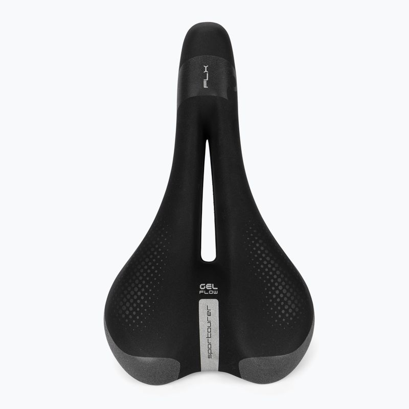 Men's bicycle saddle Sportourer FLX Man Gel Flow black 3