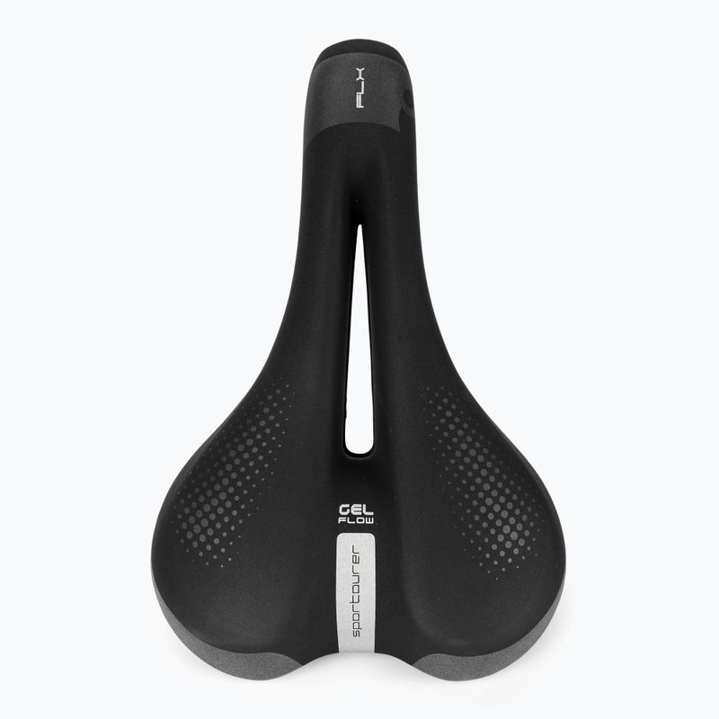 Sportourer FLX Lady Gel Flow black bicycle saddle 3