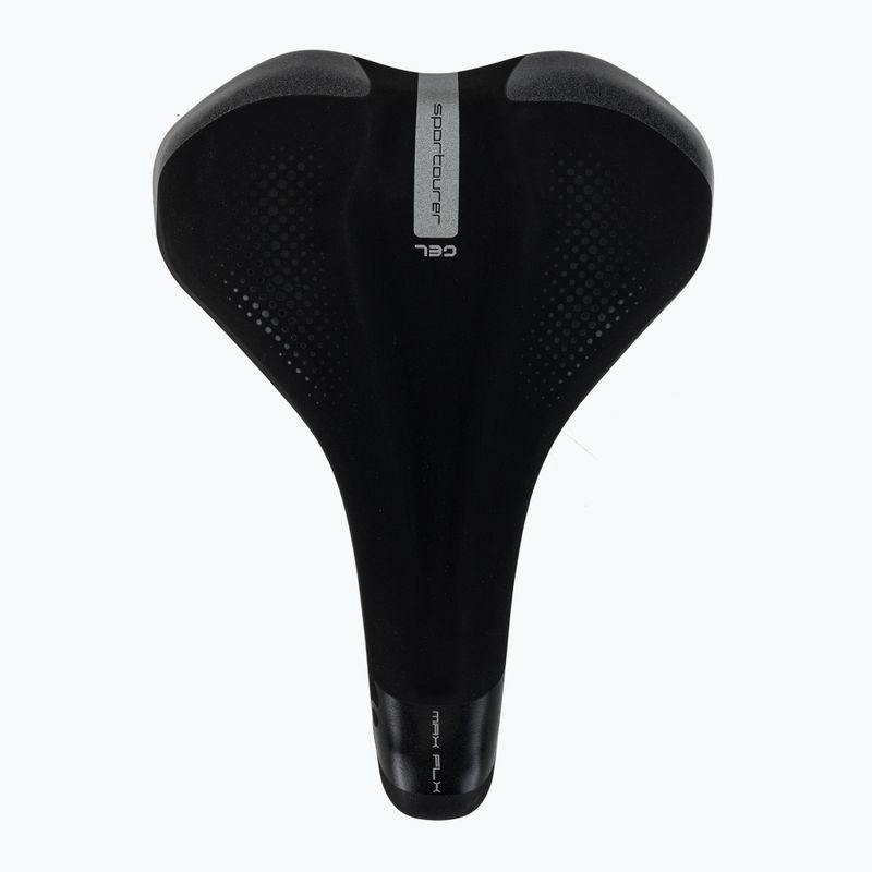 Sportourer Max FLX Gel bicycle saddle black 3
