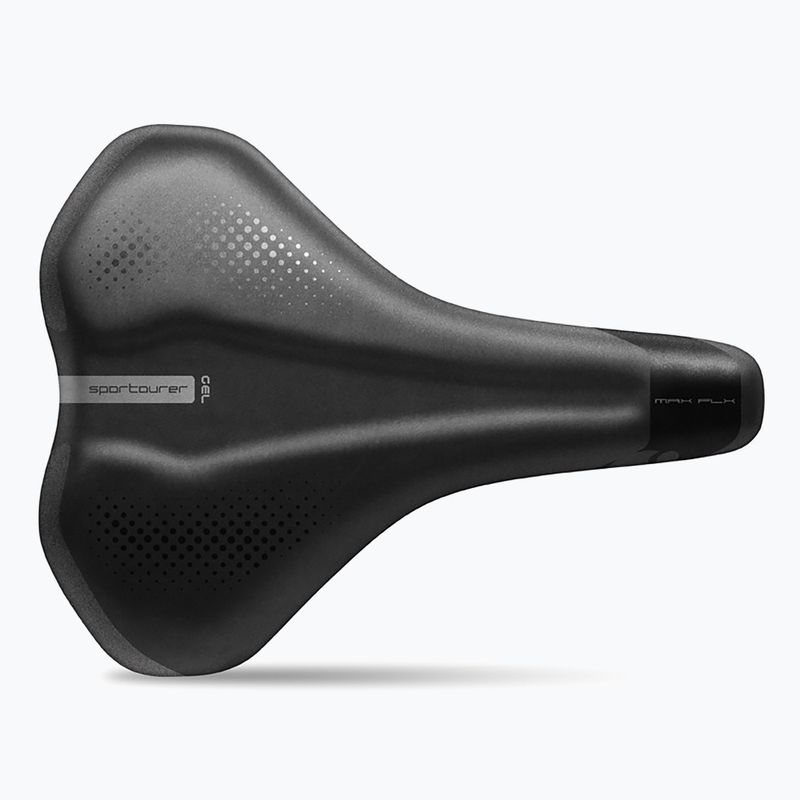 Sportourer Max FLX Gel bicycle saddle black