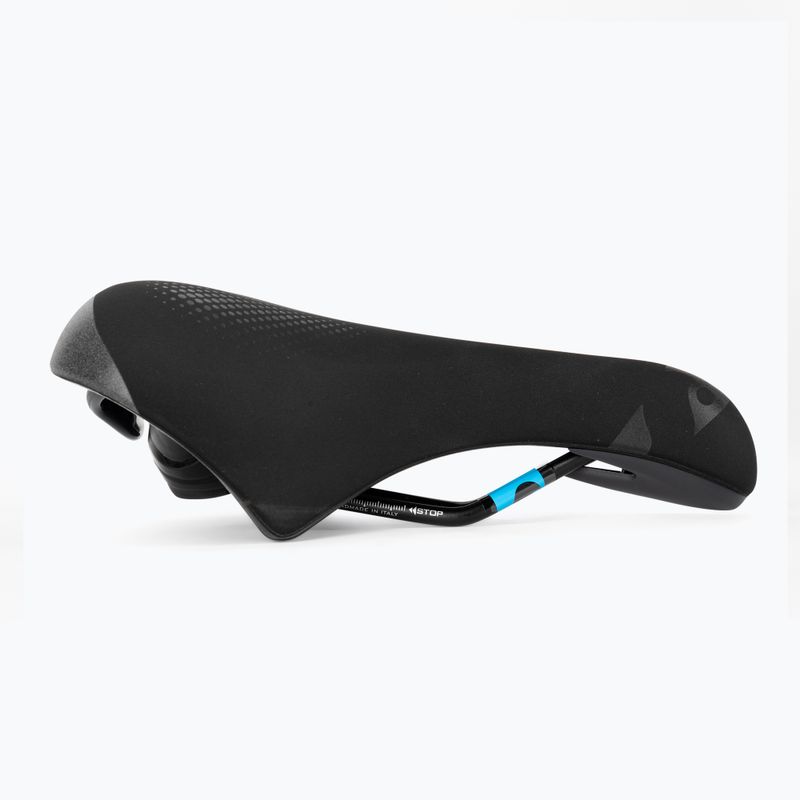 Sportourer Kaalam Gel Flow black bicycle saddle 2