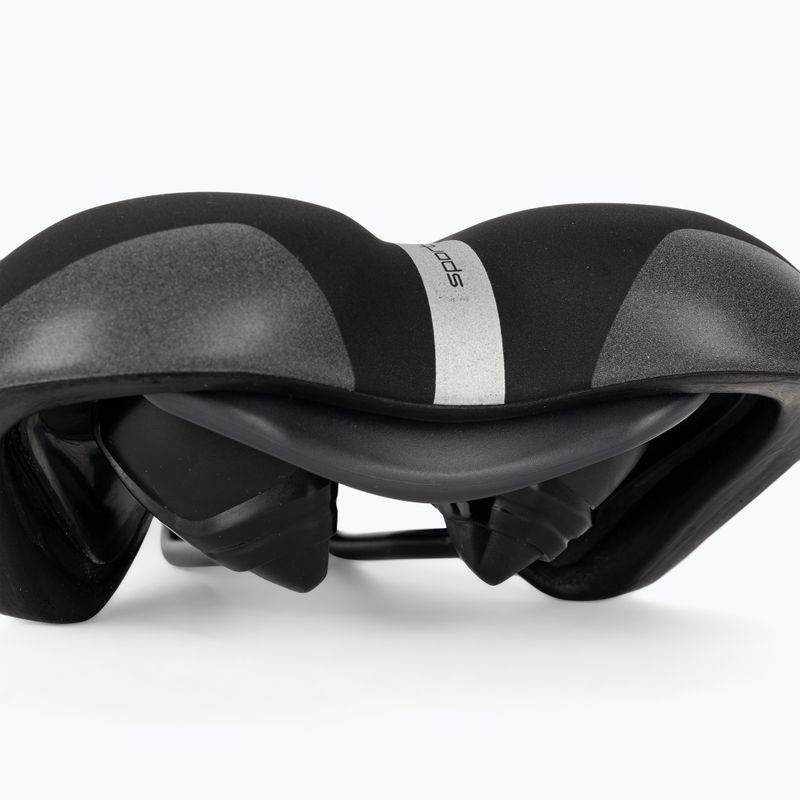 Sportourer Kaalam Gel Flow black bicycle saddle 5