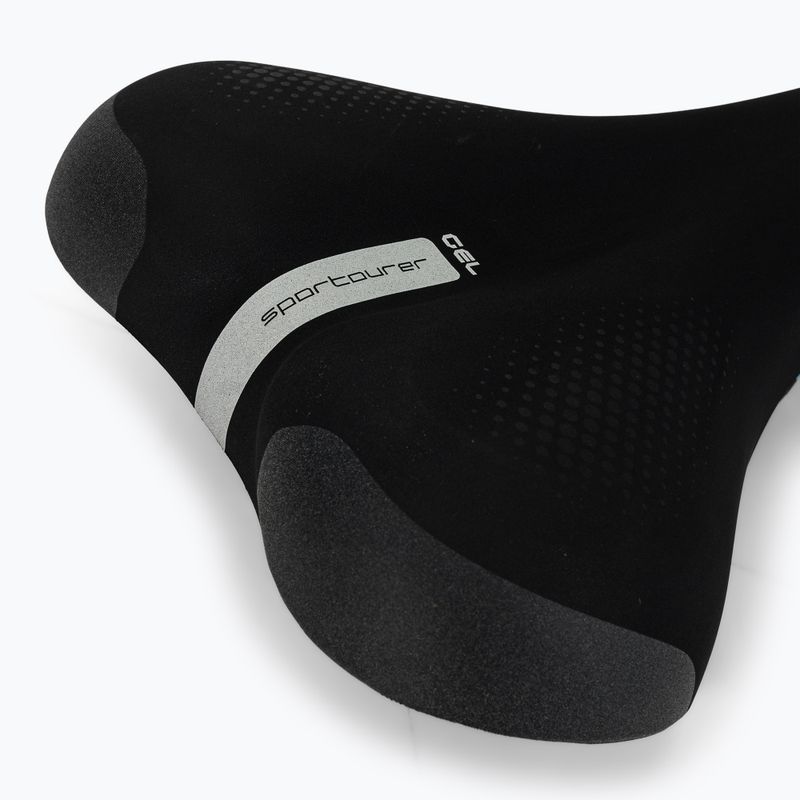 Sportourer Kaalam Gel black bicycle saddle 5