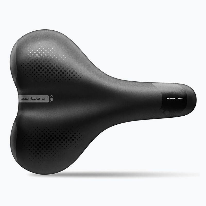 Sportourer Kaalam Gel black bicycle saddle 2