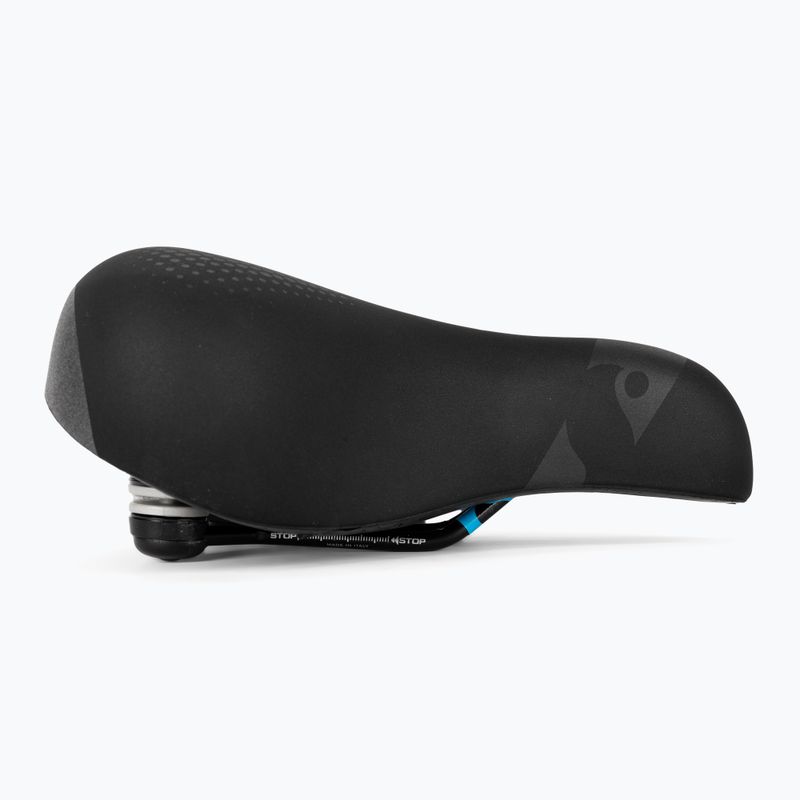Sportourer Zeta Comfort Gel Flow black bicycle saddle 2