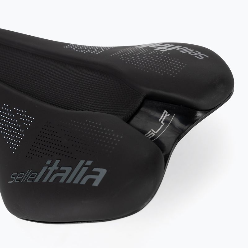 Selle Italia Slr Boost Tm Manganese Rail Soft-Tek bicycle saddle black SIT-041A120MHC001 5