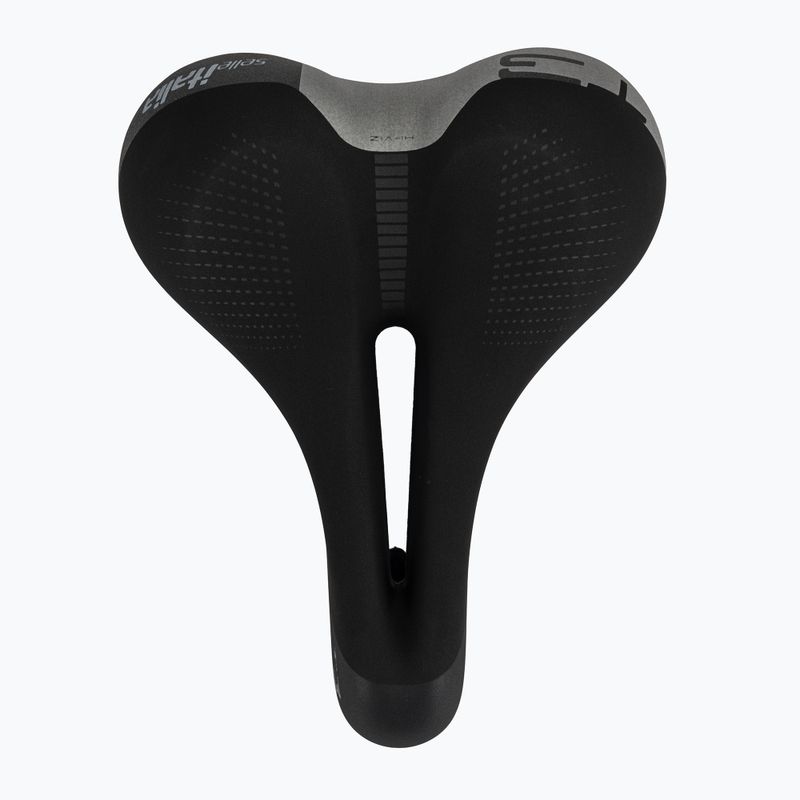 Bicycle saddle Selle Italia Sportouring T 3 Flow, Fec Alloy Rail, Soft-Tek, Light Gel black 3