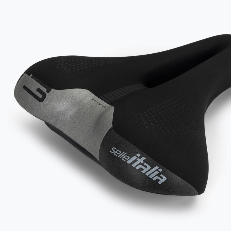 Bicycle saddle Selle Italia Sportouring T 3 Flow, Fec Alloy Rail, Soft-Tek, Light Gel black 5