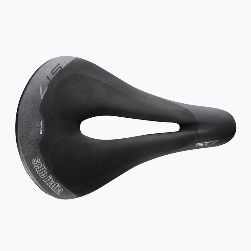 Bike saddle Selle Italia Sportouring ST 7 Superflow, Fec Alloy Rail, Soft-Tek, Light Gel black 7