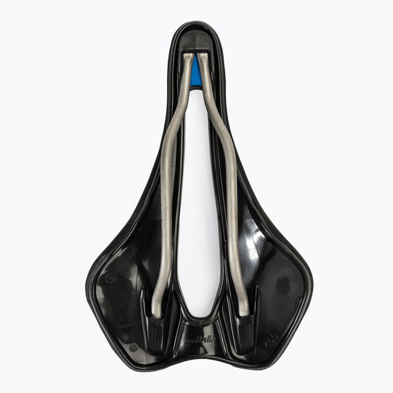 Selle Italia Max SLR Boost Gel Superflow bike saddle, TI 316 Rail, Fibra-Trek, Light Gel black 4