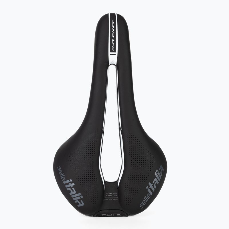 Selle Italia Flite Boost Endurance Superflow Ti 316 Rail Fibra-Tek bike saddle black SIT-017A920IKC007 3