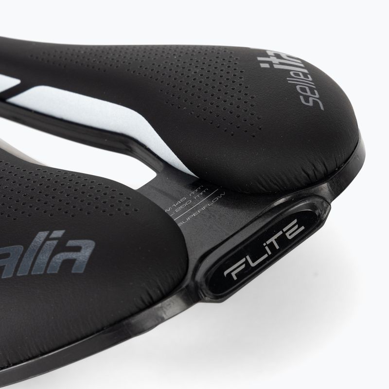 Selle Italia Flite Boost Endurance Superflow Ti 316 Rail Fibra-Tek bike saddle black SIT-017A920IKC007 5