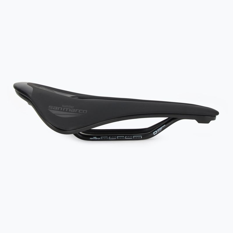 SAN MARCO Shortfit 2.0 Dynamic Open black bicycle saddle 2
