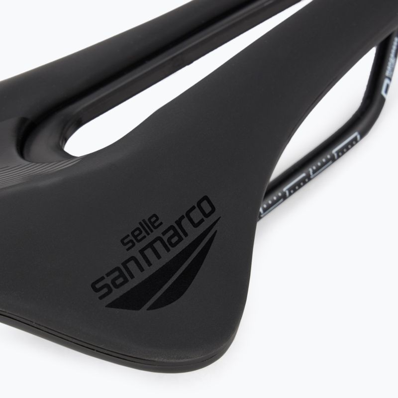 SAN MARCO Shortfit 2.0 Dynamic Open black bicycle saddle 6