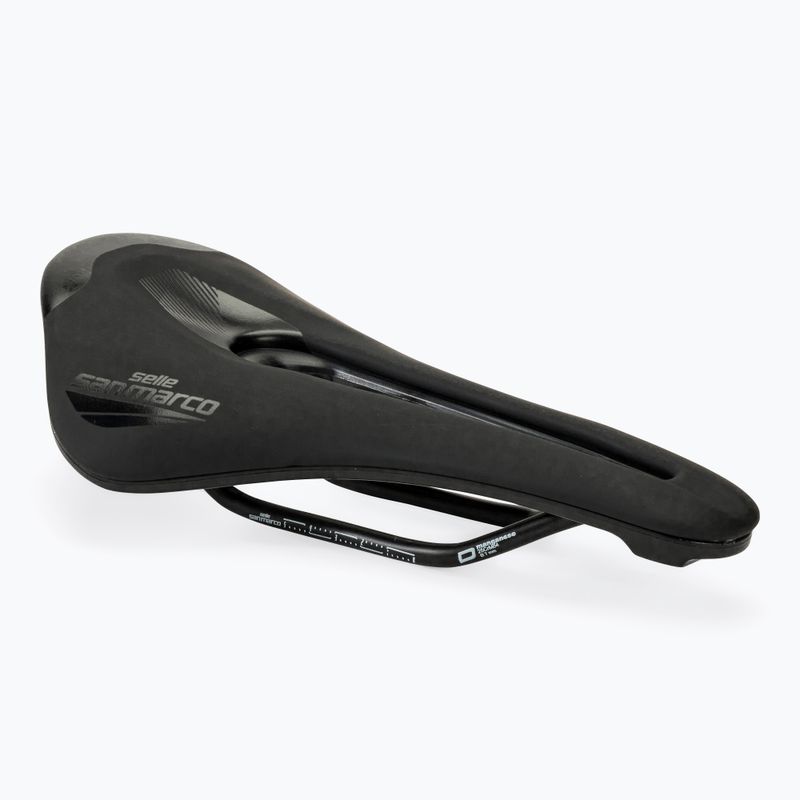 SAN MARCO Shortfit 2.0 Dynamic Open black bicycle saddle