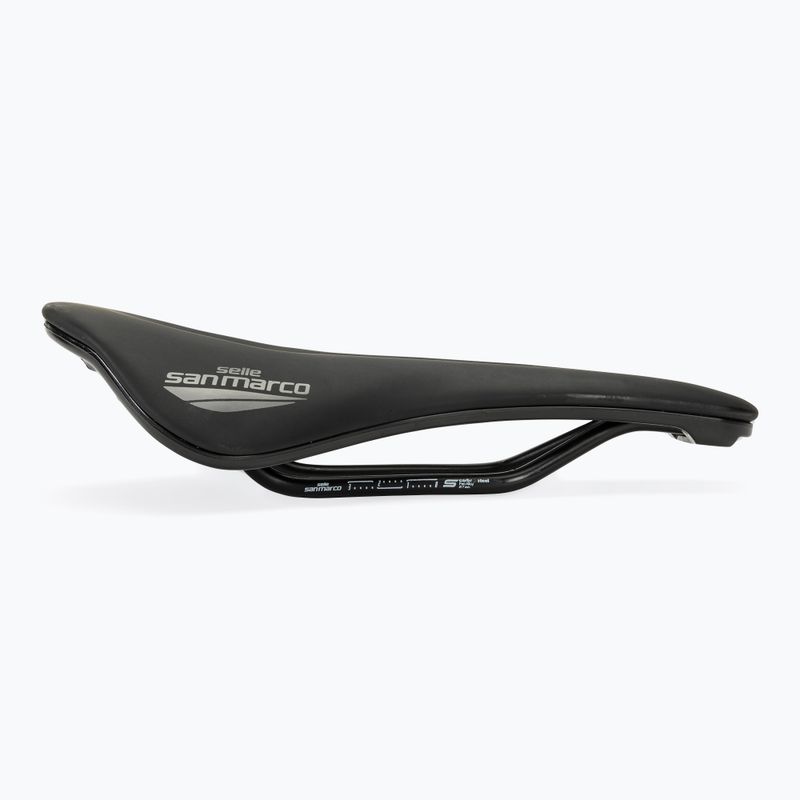 SAN MARCO Shortfit 2.0 Sport Narrow Open black bicycle saddle 2