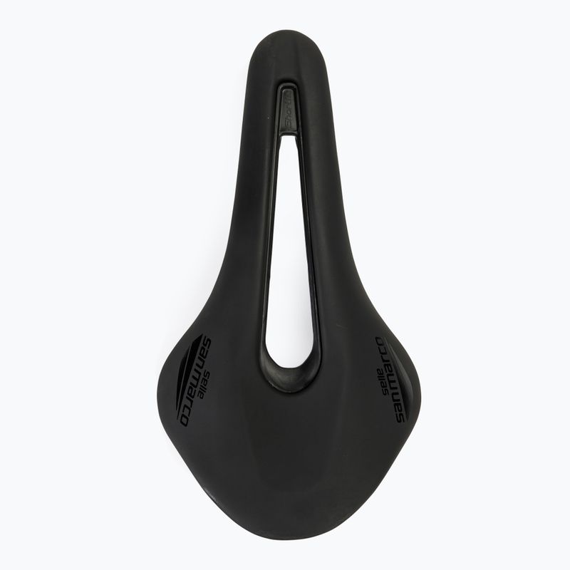 SAN MARCO Shortfit 2.0 Sport Narrow Open black bicycle saddle 3
