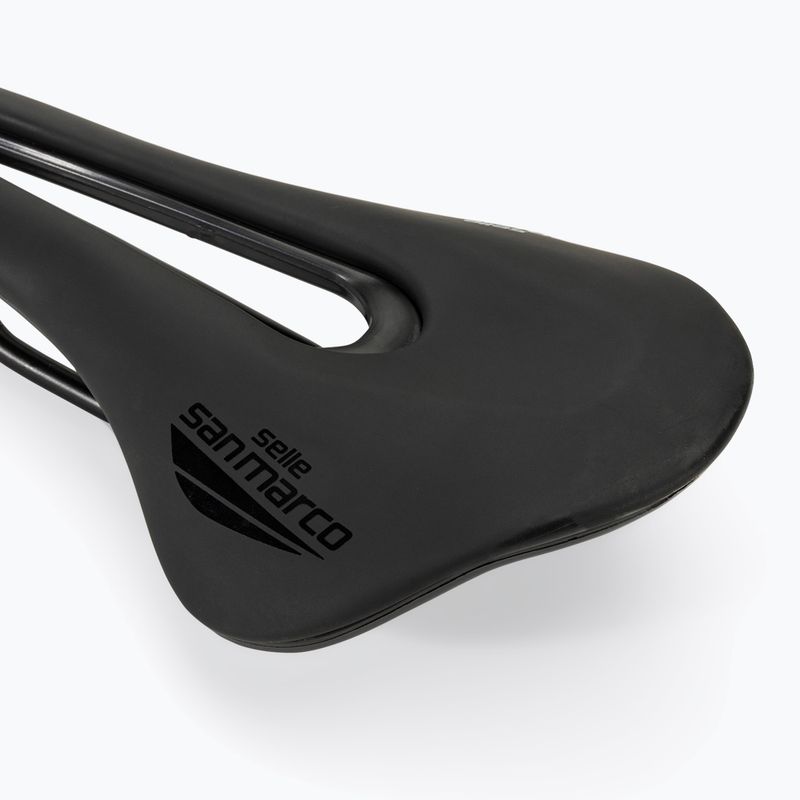 SAN MARCO Shortfit 2.0 Sport Narrow Open black bicycle saddle 5