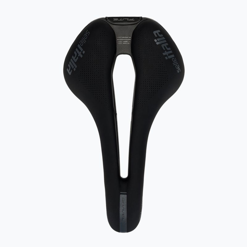 Selle Italia Flite Boost Gravel Superflow bicycle saddle, Fibra-Tek, Light Gel black 3