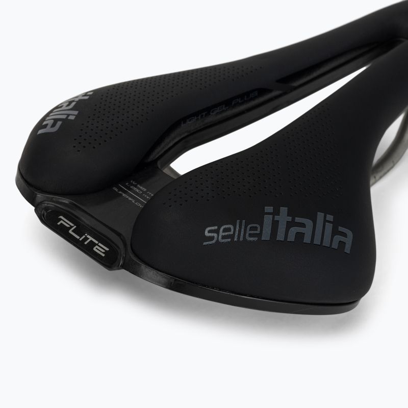 Selle Italia Flite Boost Gravel Superflow bicycle saddle, Fibra-Tek, Light Gel black 5