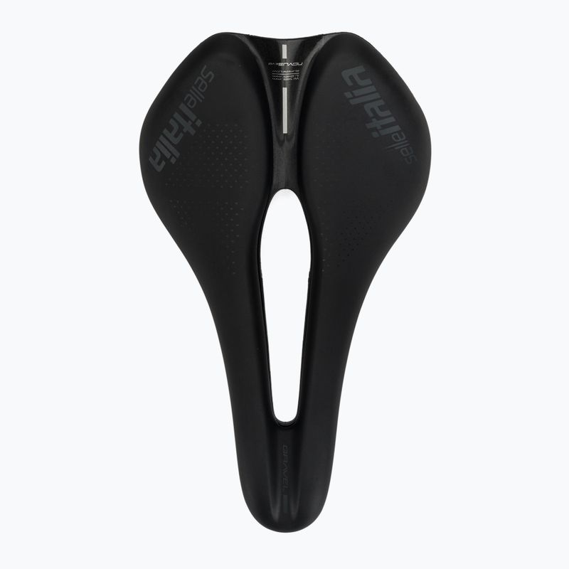 Bicycle saddle Selle Italia Novus Boost Evo Gravel TM Superflow, Manganese Rail, Soft-Trek black 3