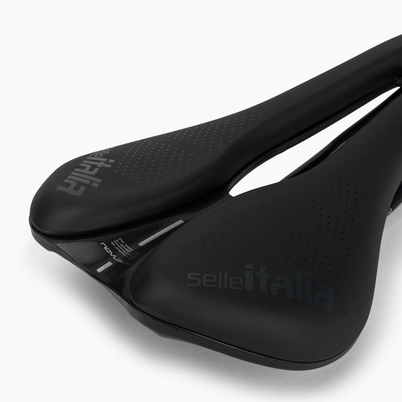 Bicycle saddle Selle Italia Novus Boost Evo Gravel TM Superflow, Manganese Rail, Soft-Trek black 5