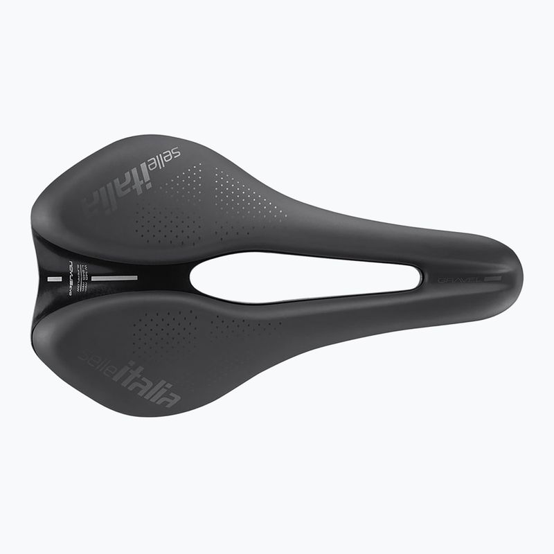 Bicycle saddle Selle Italia Novus Boost Evo Gravel TM Superflow, Manganese Rail, Soft-Trek black 2