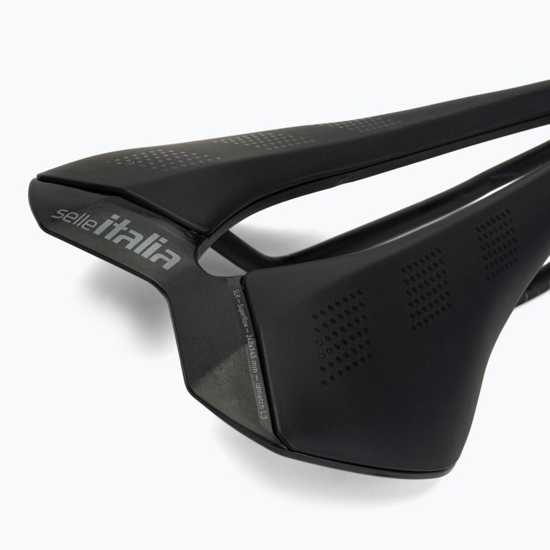 Bike saddle Selle Italia SLR Advan, Manganese Rail Black 5