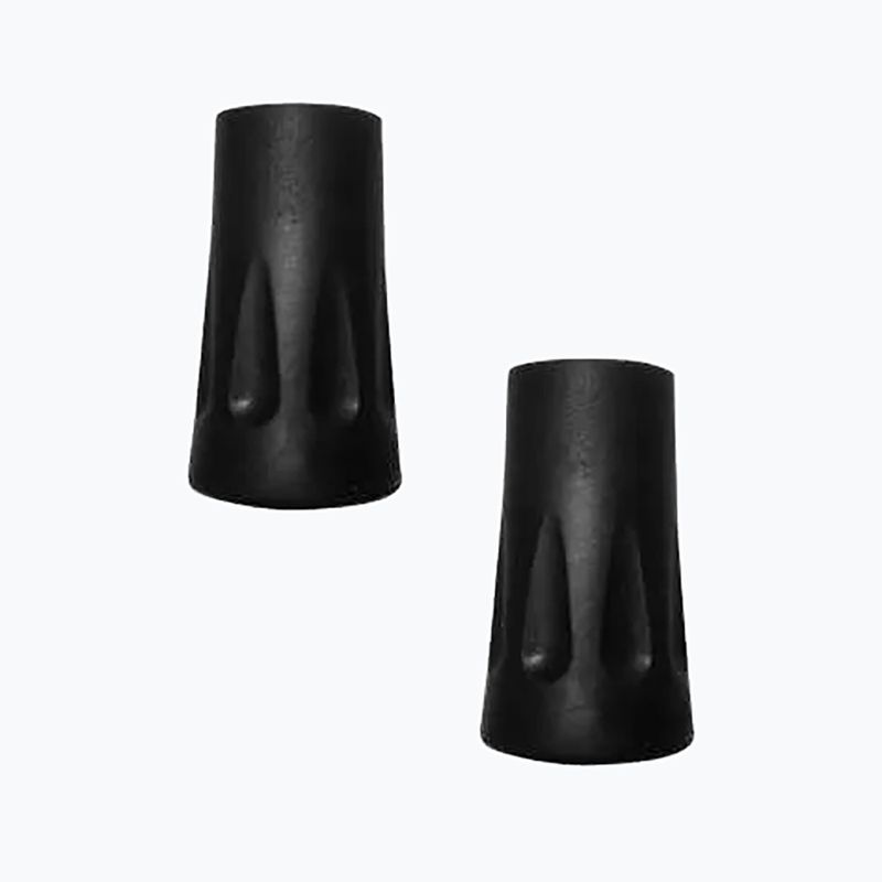 Nordic walking pole covers GABEL Rubber Top Protector 5/34 2 pcs black