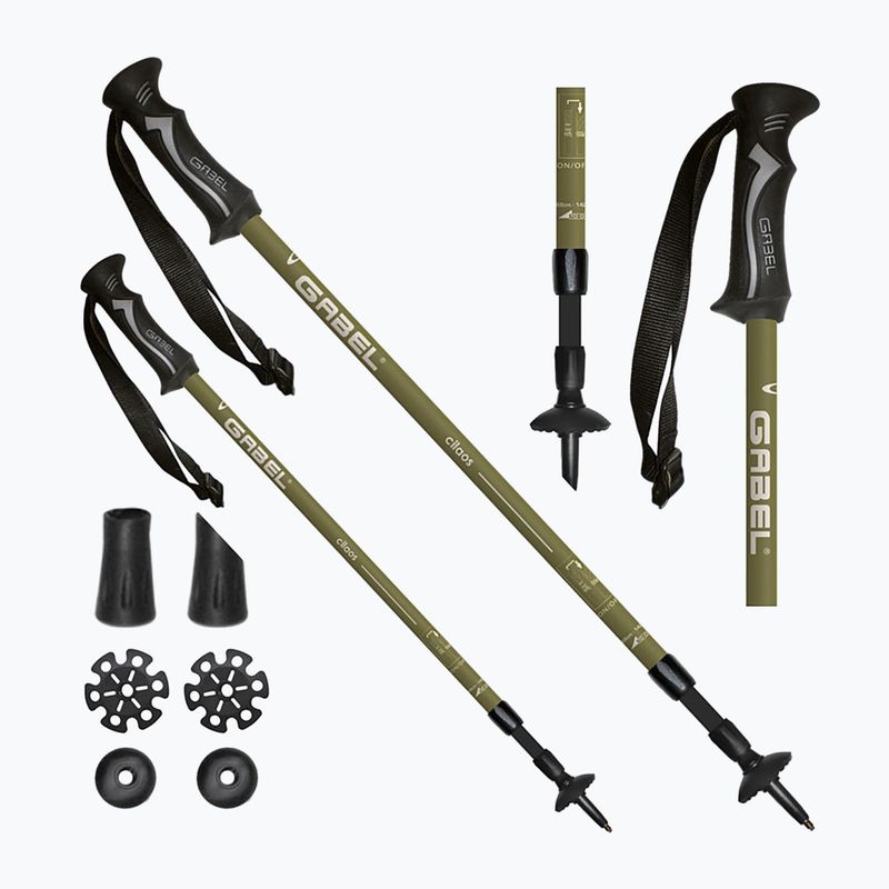 GABEL Cilaos A.S. trekking poles olive green 8