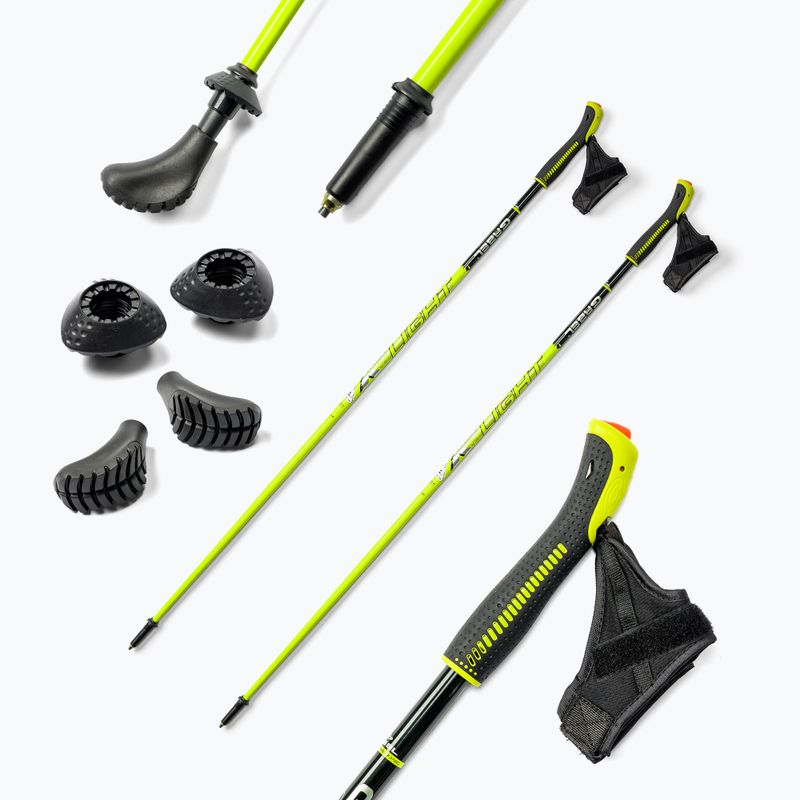 Nordic walking poles GABEL Light NCS yellow 7008341361050 6