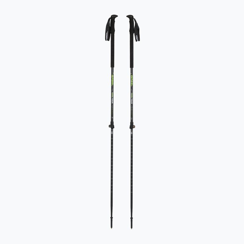 Ski touring poles GABEL Trail Tour F.L. Carbon EF black