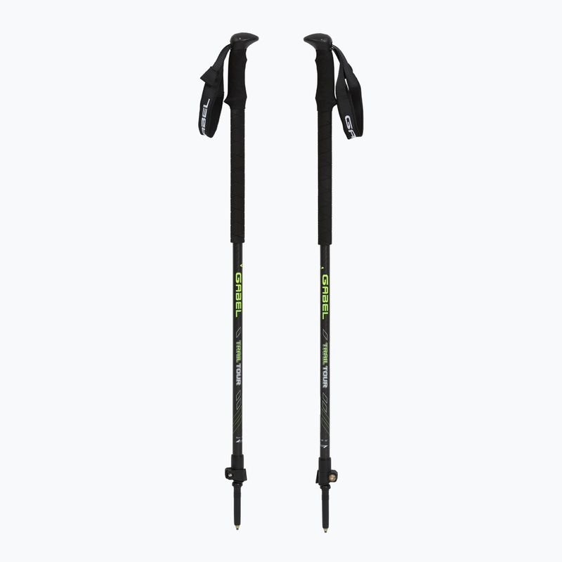 Ski touring poles GABEL Trail Tour F.L. Carbon EF black 5