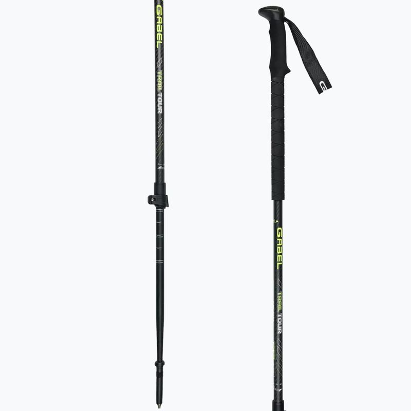 Ski touring poles GABEL Trail Tour F.L. Carbon EF black 8