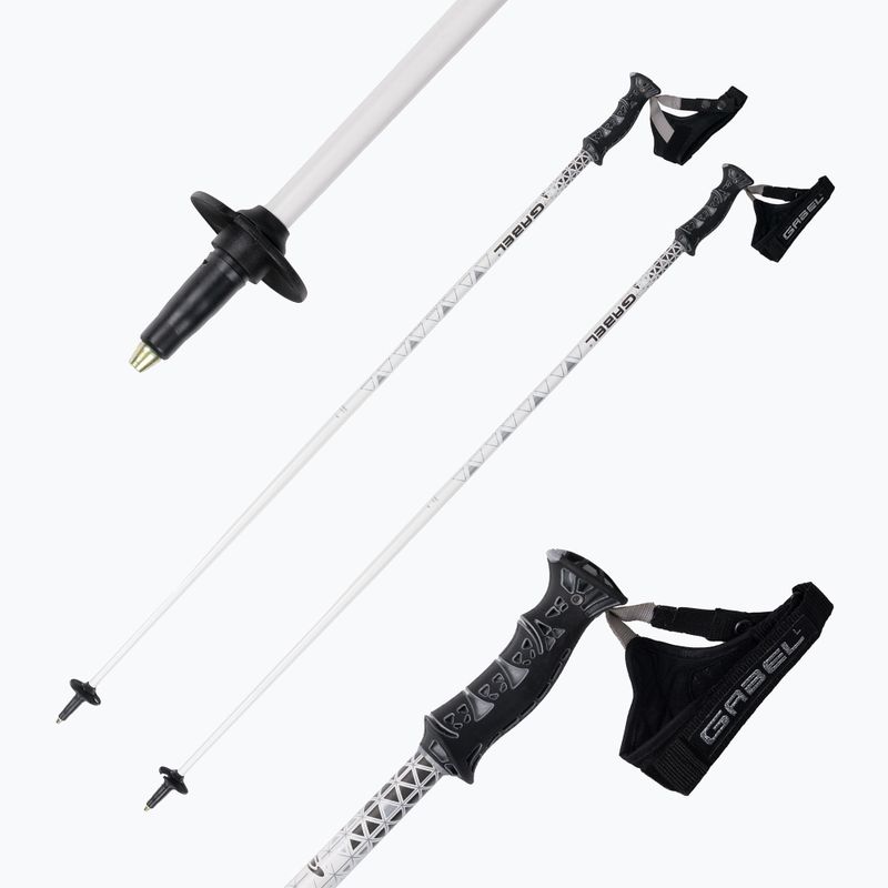 GABEL HS-R Snow Party ski poles white 7711150021100 7