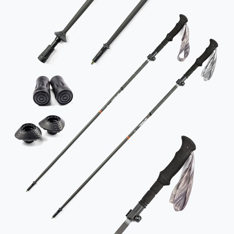 Trekking poles Gabel Ibex XTS black 6