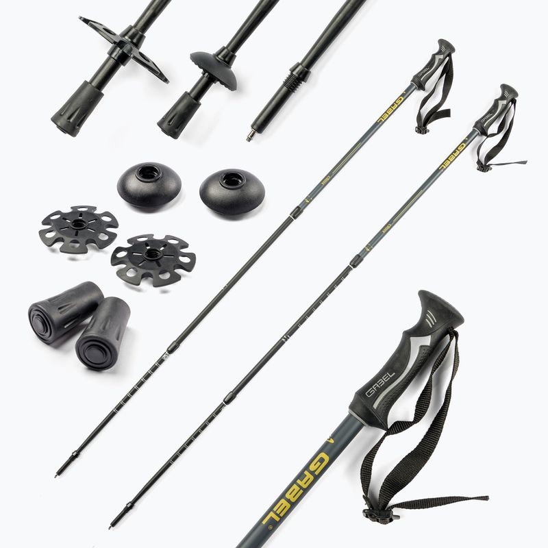 GABEL Cilaos Ardesia grey trekking poles 7007446900000 7
