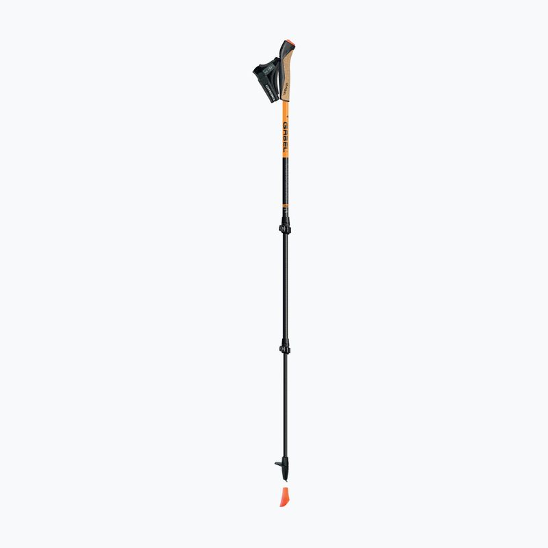 Nordic walking poles GABEL Carbon XT 3S 100 F.L. black-orange 7009351420000 5