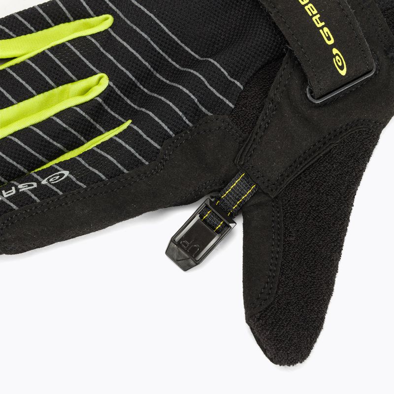 Nordic walking gloves GABEL Ncs Long black and yellow 5