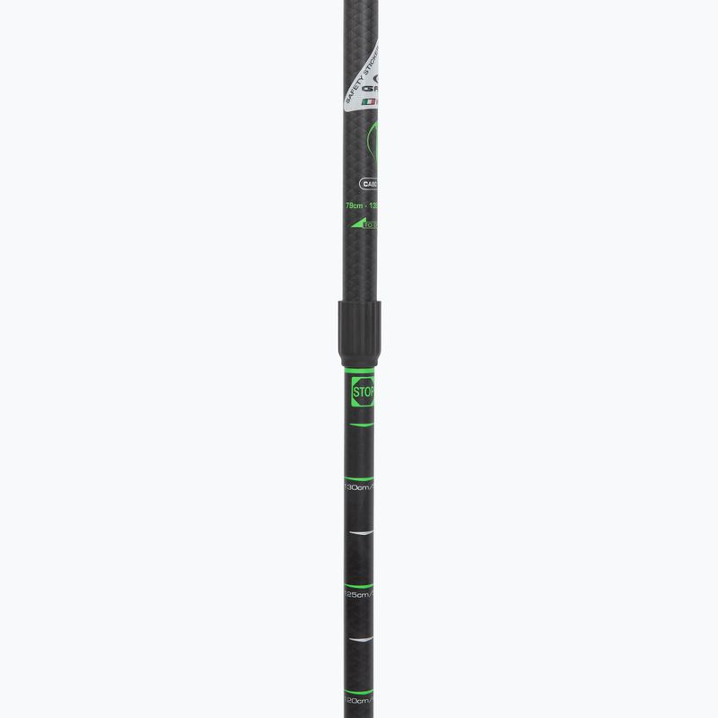 Nordic walking poles GABEL Carbon XT 2S 80 F.L. black/lime 4