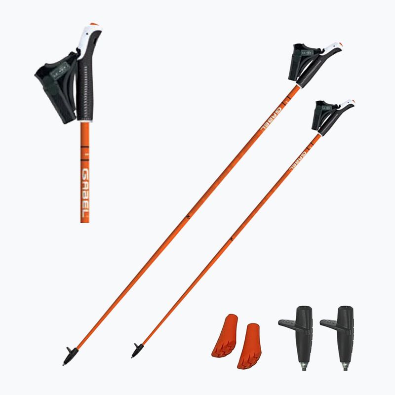 Nordic walking poles GABEL X-1.35 orange 6