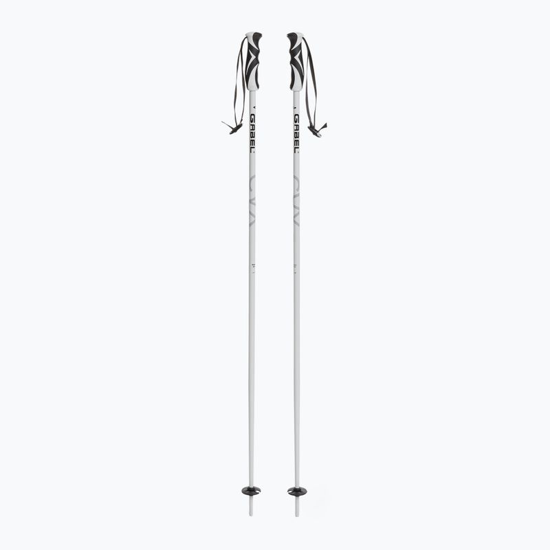 GABEL CVX ski poles white/black