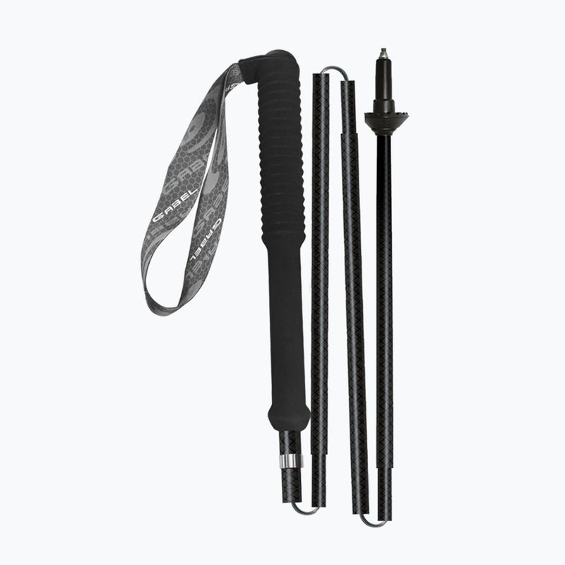 Nordic walking poles GABEL Carbon Feather-R black 8