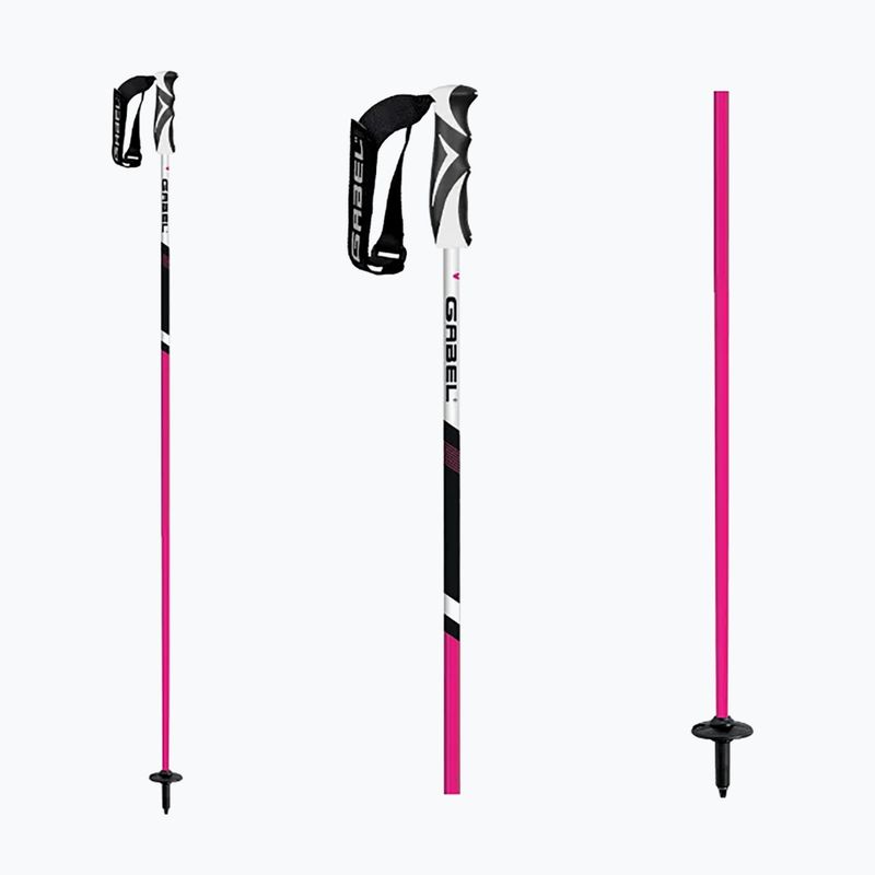Ski poles GABEL Carbon Cross pink 6