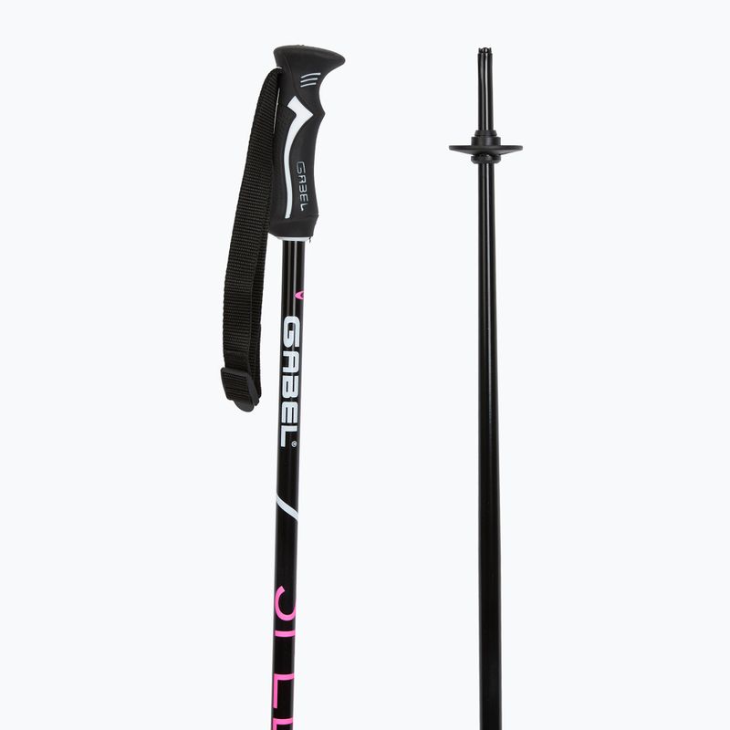 Ski poles GABEL Speed black/pink 3
