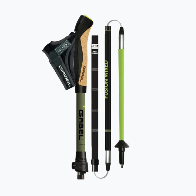 Nordic walking poles GABEL WRD Wired black 3