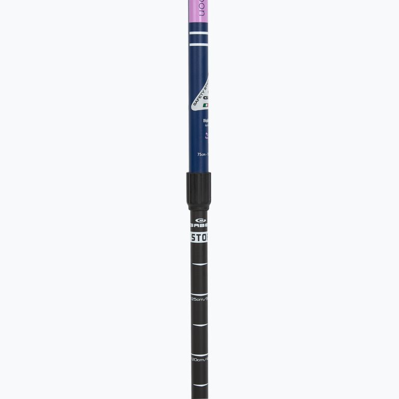 Nordic walking poles GABEL Strech Carbon purple 4