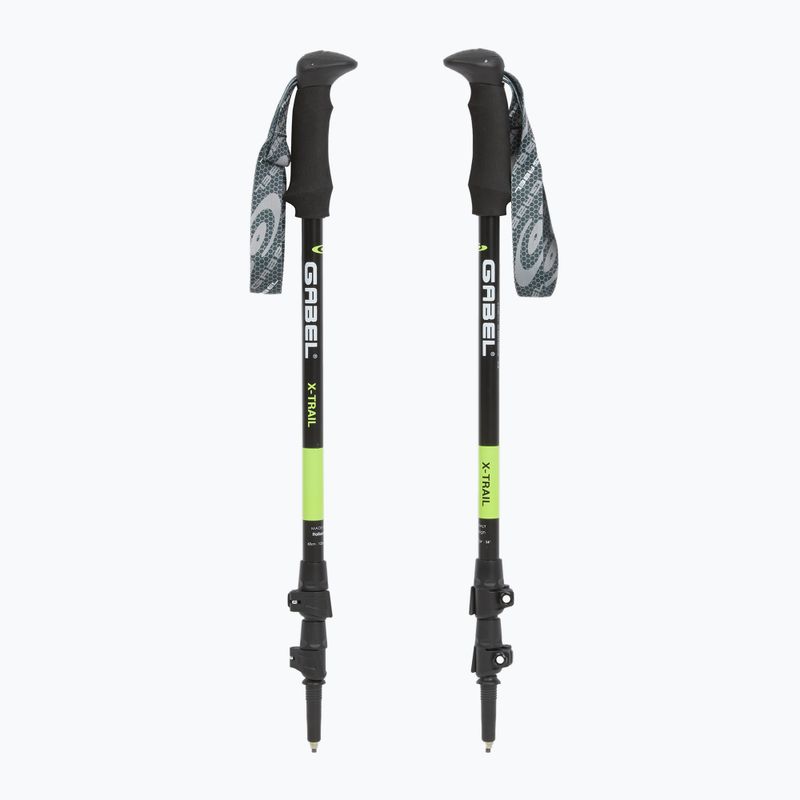 Nordic walking poles GABEL X-Trail lime 5